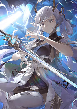 wuthering waves with poster