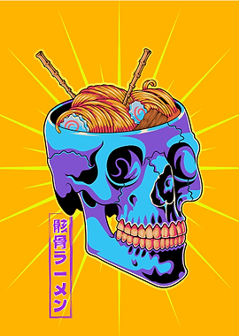 Skull Ramen noodles