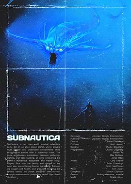 Subnautica Game Poster