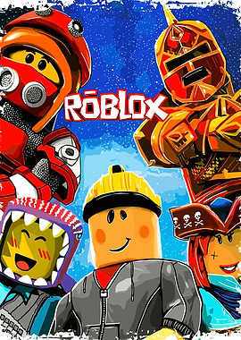 Roblox Characters Group Illustration