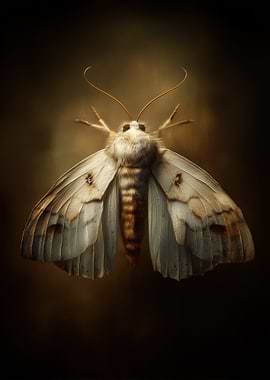 Detailed Moth Portrait