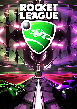 Rocket League Arena Digital Art