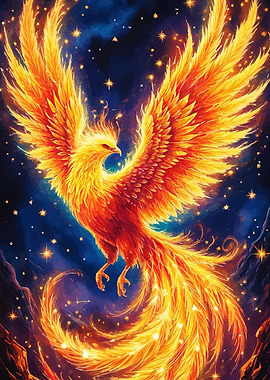 Fiery Phoenix Rising