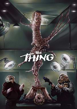 The Thing Movie Poster Art
