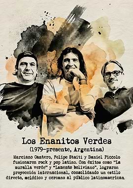 Los Enanitos Verdes Band Portrait