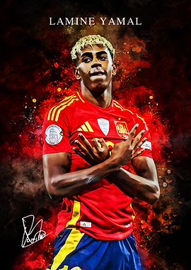 Lamine Yamal Portrait