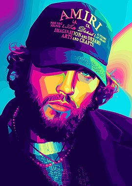 Colorful Portrait with Amiri Cap