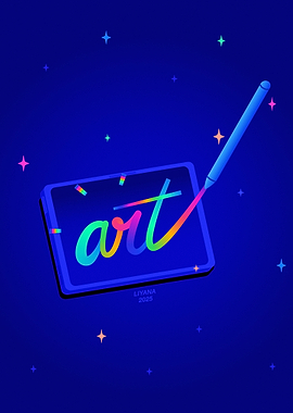 Digital Art Creation on Tablet