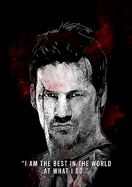 Chris Jericho Portrait with Quote
