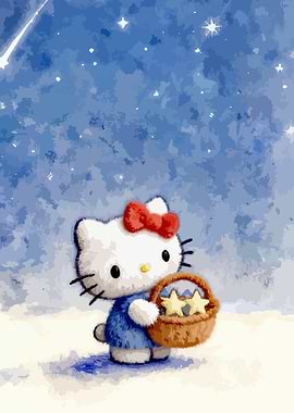 Hello Kitty Starry Night
