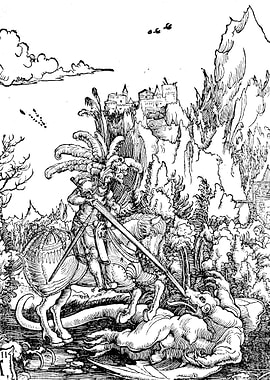 Saint George by Albrecht Durer