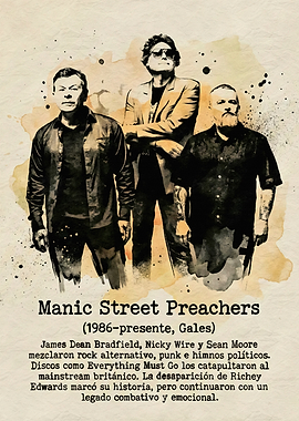 Manic Street Preachers Band Portrait