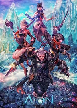 Aion Game Characters Artwork