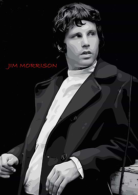 Jim Morrison Portrait