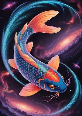 Cosmic Koi Fish