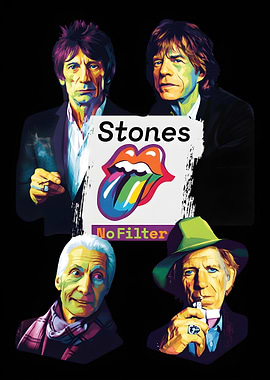 The Rolling Stones Portrait Artwork