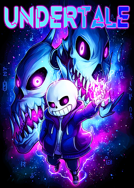 Undertale Sans with Gaster Blaster
