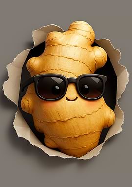 Cool Ginger Root Character