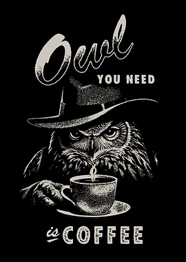 Owl Coffee Lover