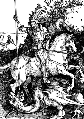 Saint George by Albrecht Durer