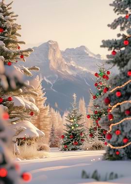 Winter Wonderland Christmas Trees
