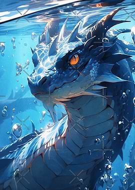 Blue Dragon Underwater