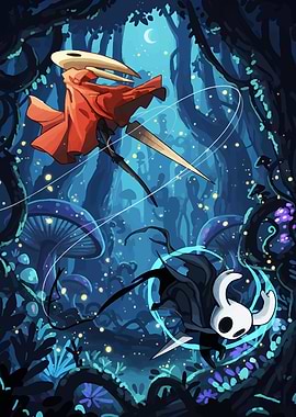 Hollow Knight Duel in the Forest