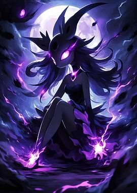 Mystical Creature in Purple Hues