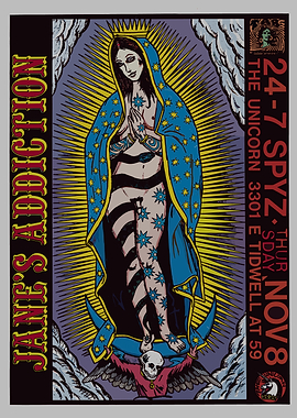 Jane's Addiction Concert Poster