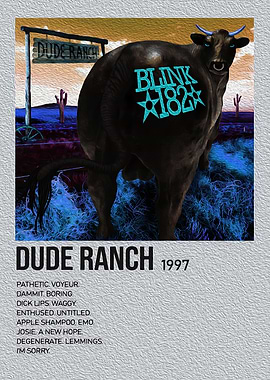 Blink-182 Dude Ranch Album Cover Art
