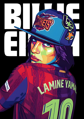 Billie Eilish Pop Art Portrait