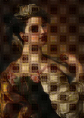 Portrait Of A Young Girl As A Shepherdess