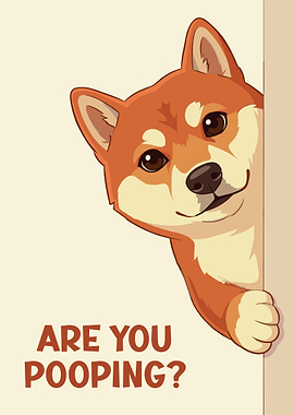 Shiba Inu: Are You Pooping?