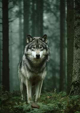 Wolf in the Forest