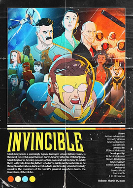 Invincible Animated Series Poster