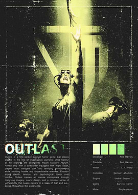Outlast Game Poster