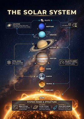 The Solar System Diagram