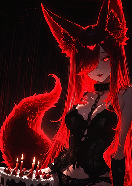 Red Fox Girl Birthday