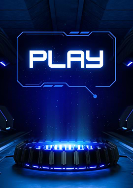 Futuristic Play Button