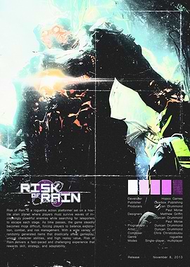 Risk of Rain Game Poster