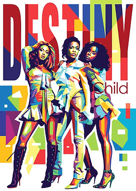 Destiny's Child Pop Art Portrait