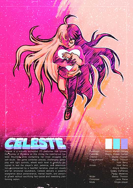 Celeste Game Poster Art
