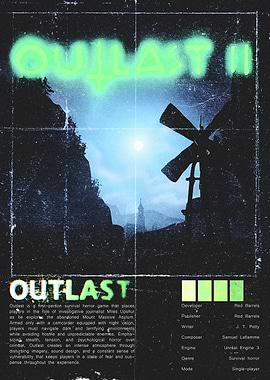Outlast II Game Poster
