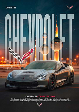 Chevrolet Corvette C7 Z06 Poster