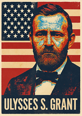 Ulysses S. Grant Patriotic Poster