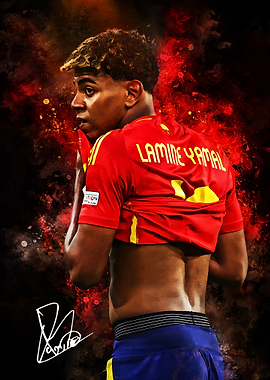 Lamine Yamal Portrait