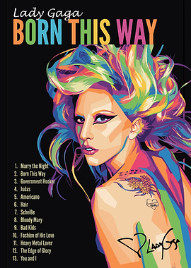 Lady Gaga Born This Way Artwork