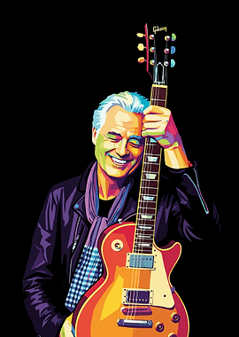 Jimmy Page with Gibson Guitar