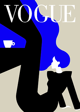 Vogue Cover Art Illustration