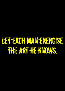 Motivational Quote: Exercise Your Art